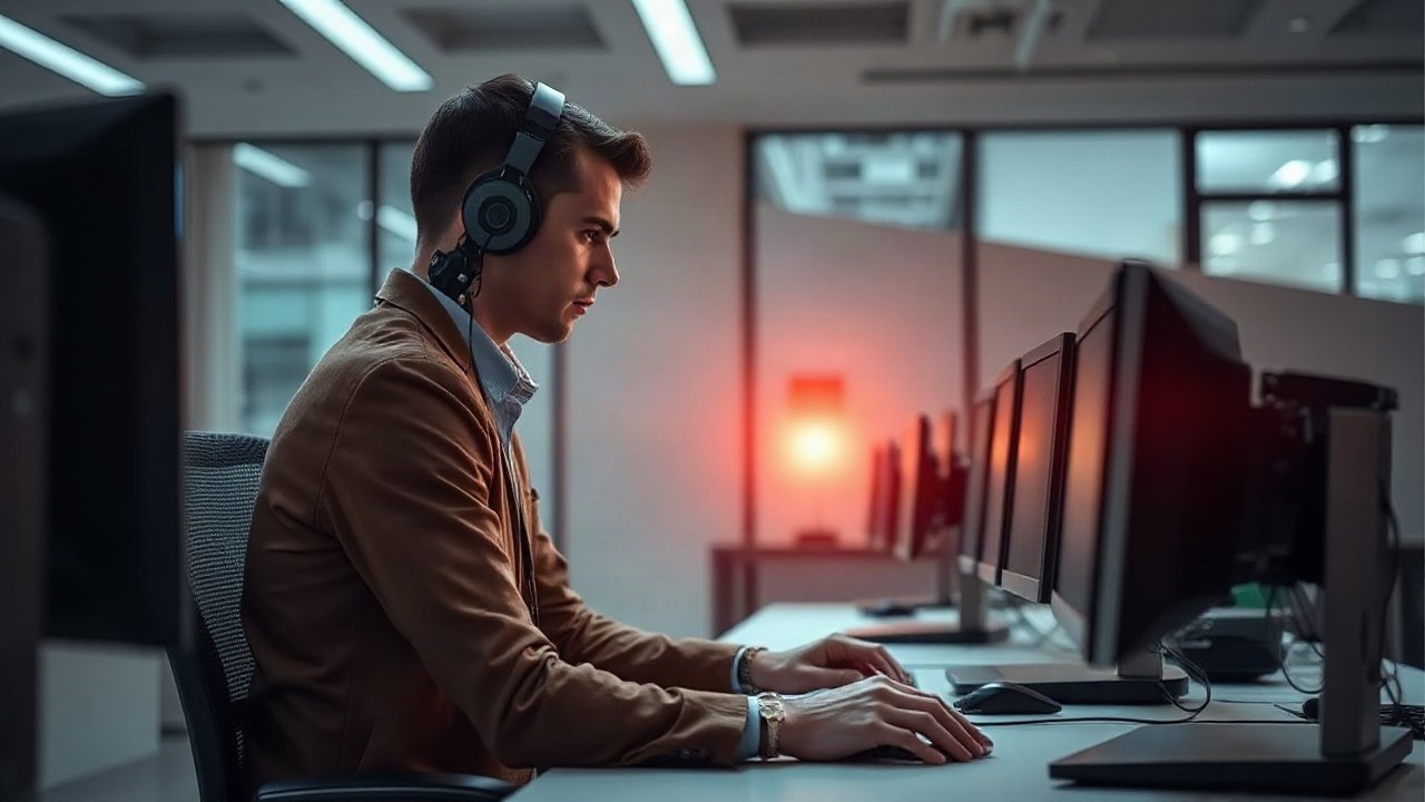 Office workers across finance, administration and customer service using AI assistants