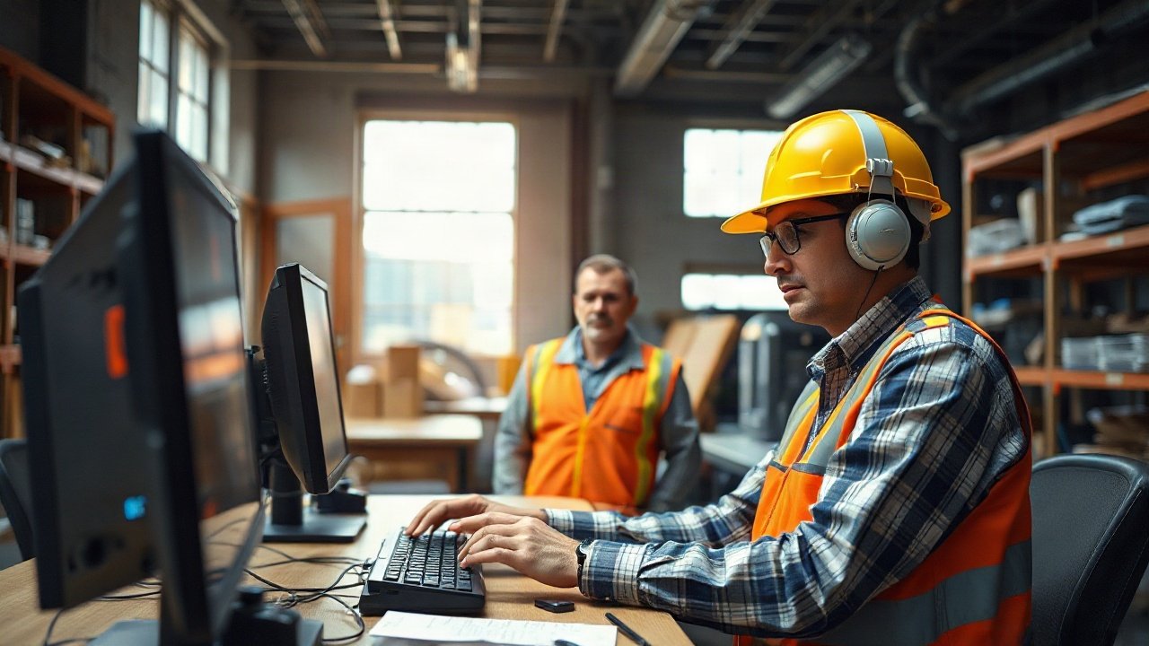 Construction Superintendents using AI-assisted tools while handling role-specific work