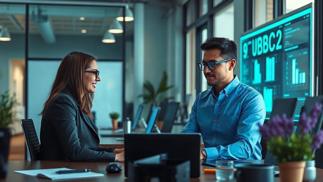Financial Managers using AI-assisted tools while handling real-world work
