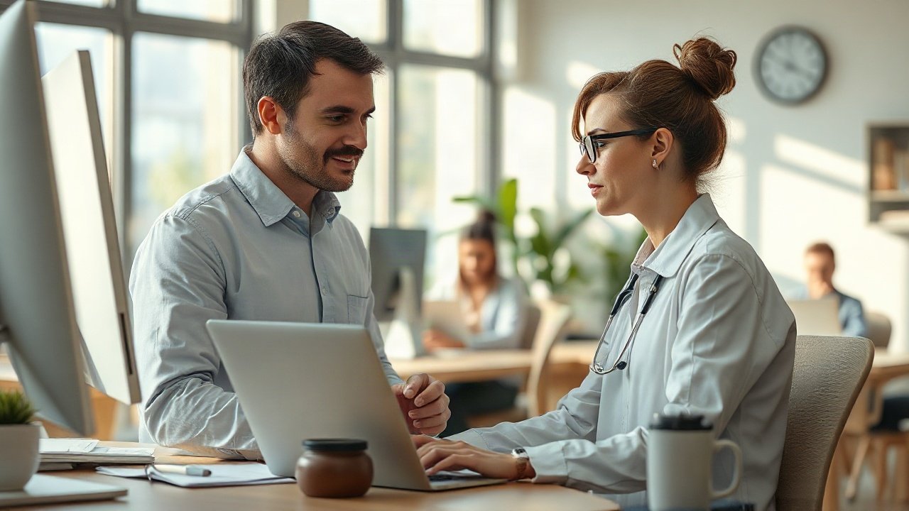 Psychotherapists using AI-assisted tools while handling real-world work