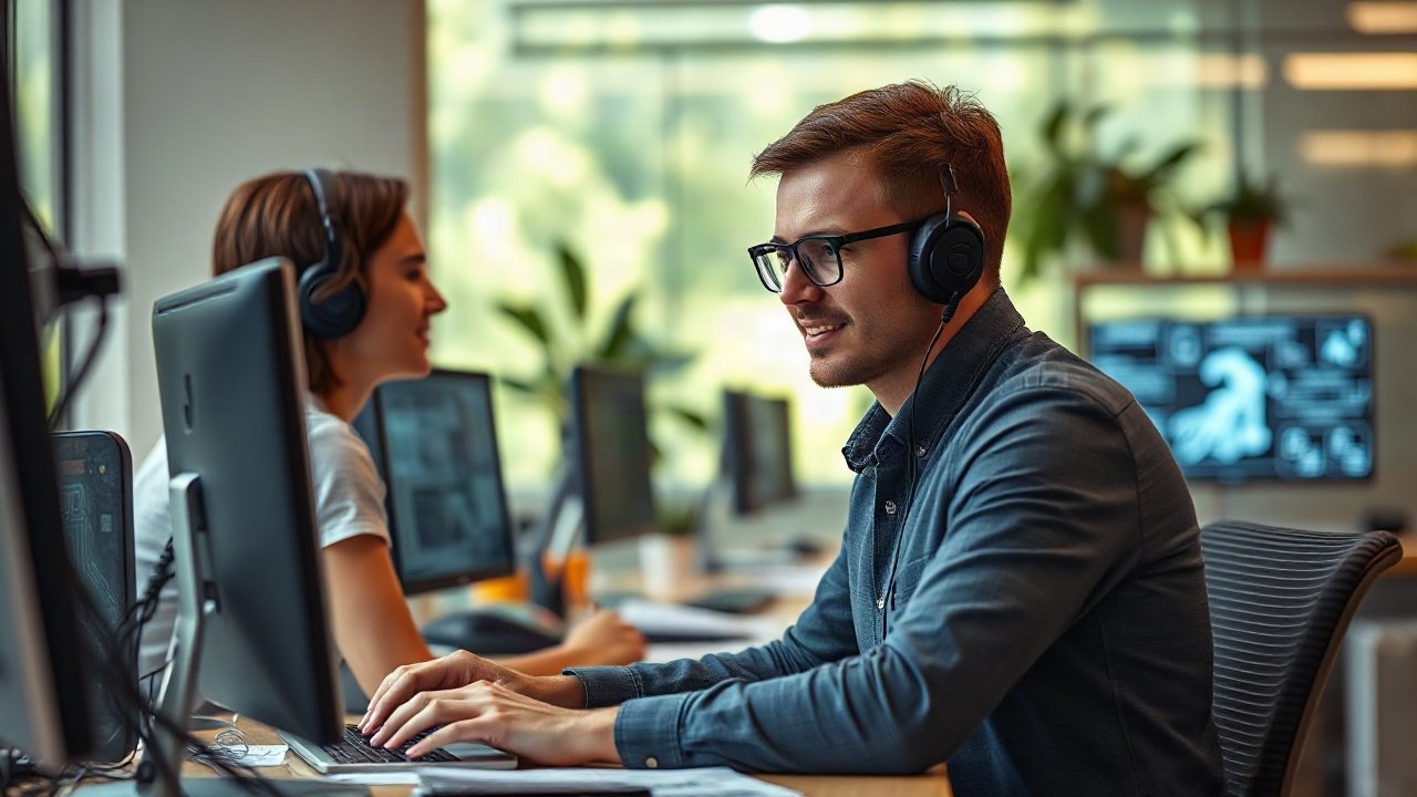 Sales Managers using AI-assisted tools while handling real-world work