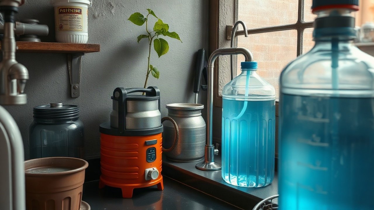 Emergency water treatment sequence from source assessment to filtration and safe storage