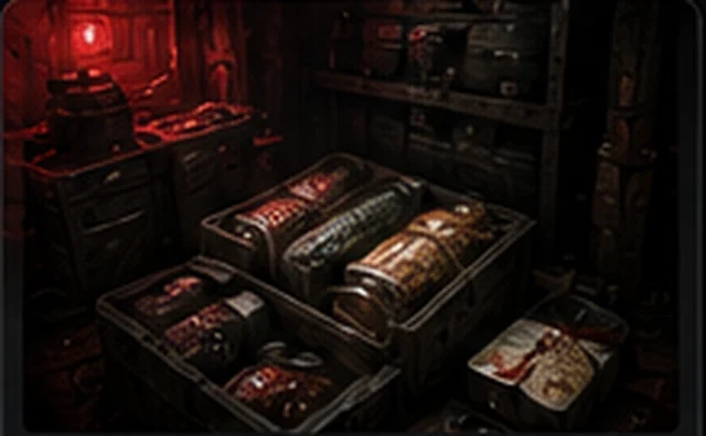 Emergency food stores packed for long-term disruption